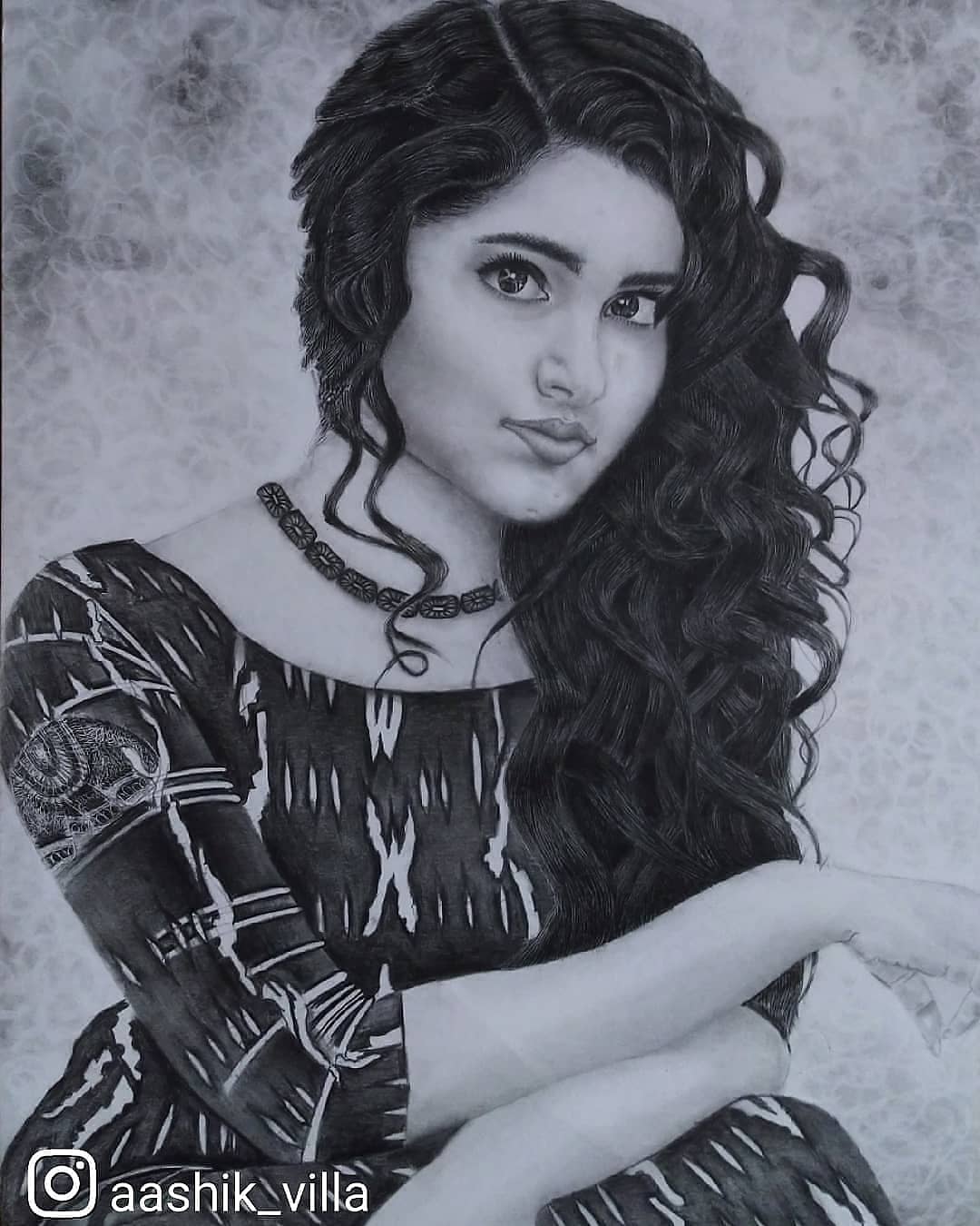 Drawing of Anumapama Parameshwaran